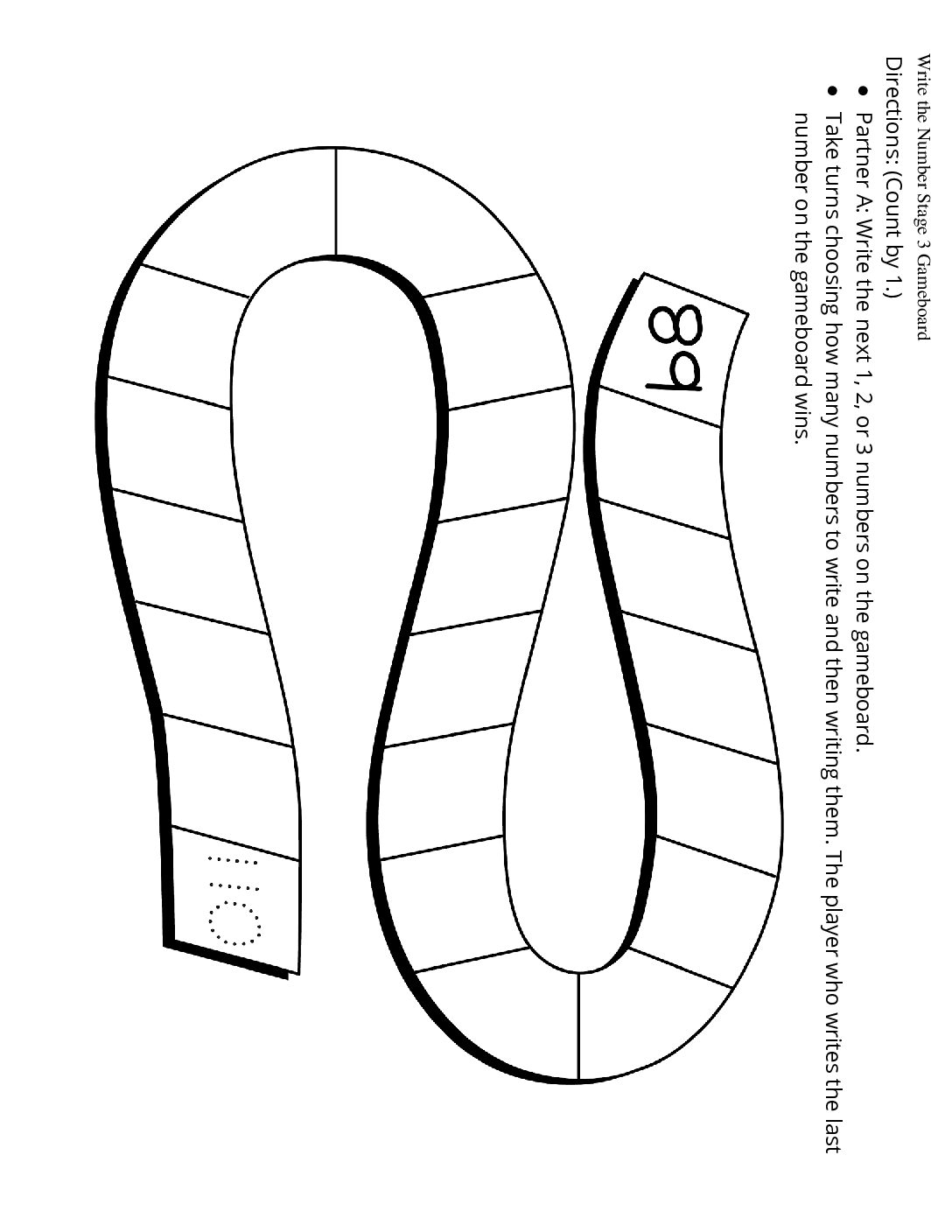 Grade1.6.C12.3 İntroduce Write Numbers Numbers To 120 By 1 Write The Number Stage 3 Gameboard