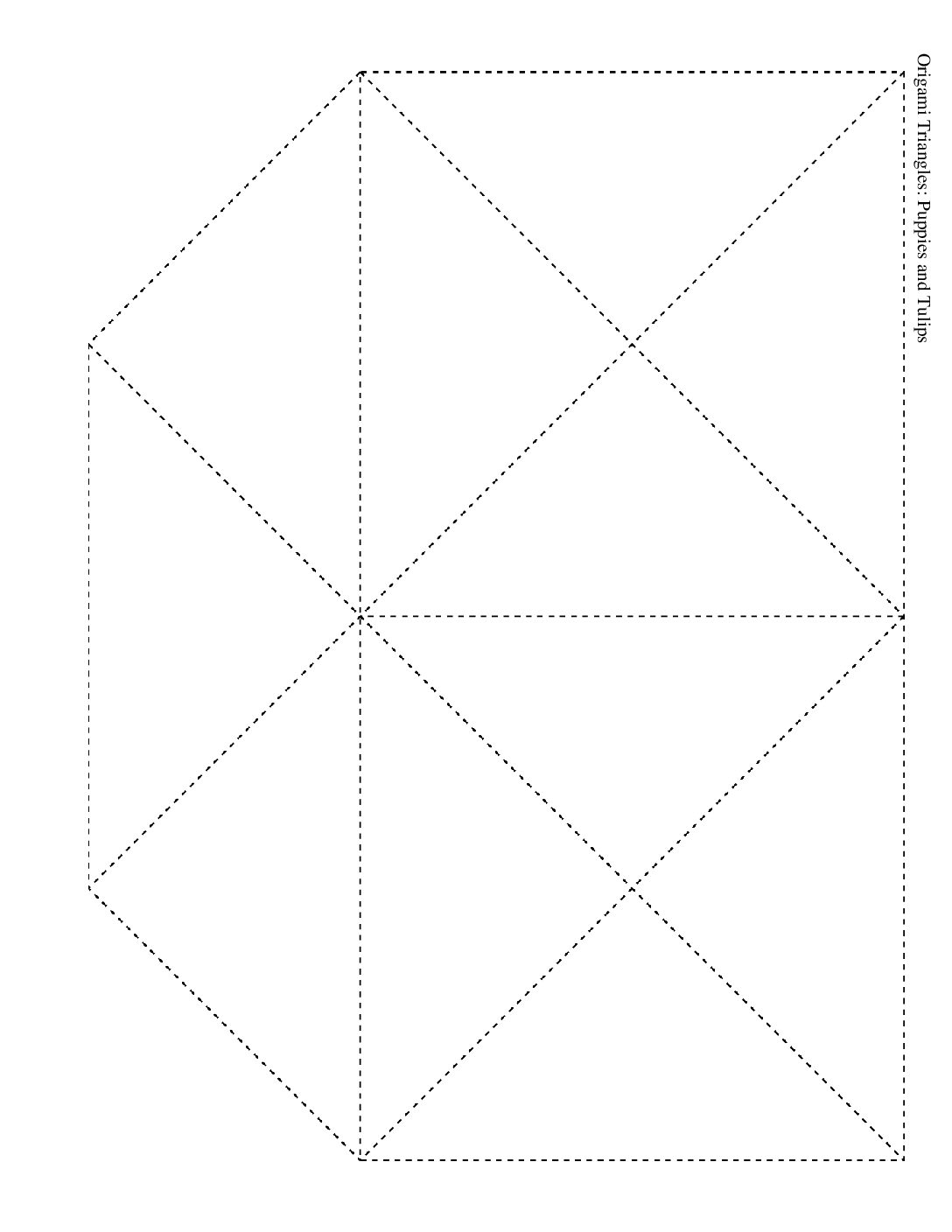 Grade1.6.C17.1 Puppy And Tulip Stories Origami Triangles Puppies And Tulips
