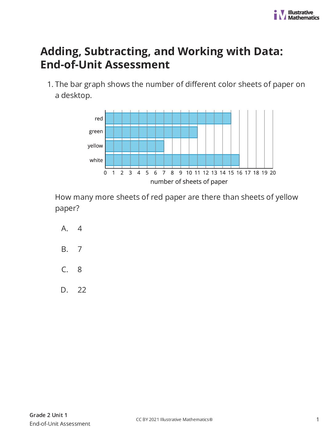 Grade2 1 End Of Unit Assessment Assessment
