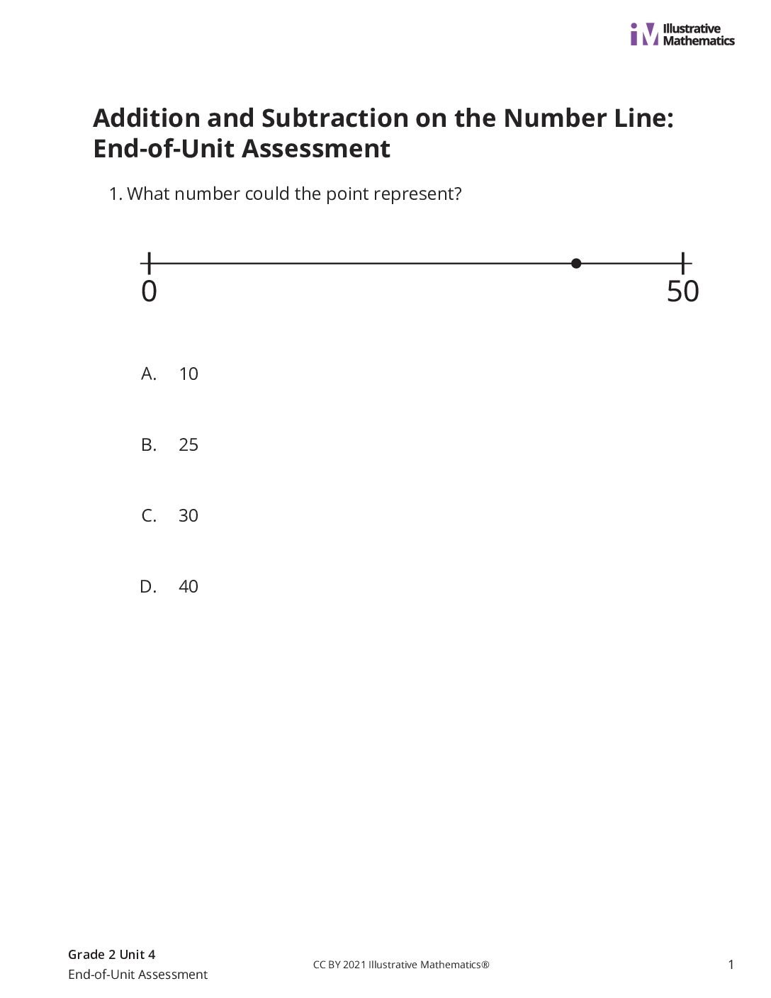 Grade2 4 End Of Unit Assessment Assessment