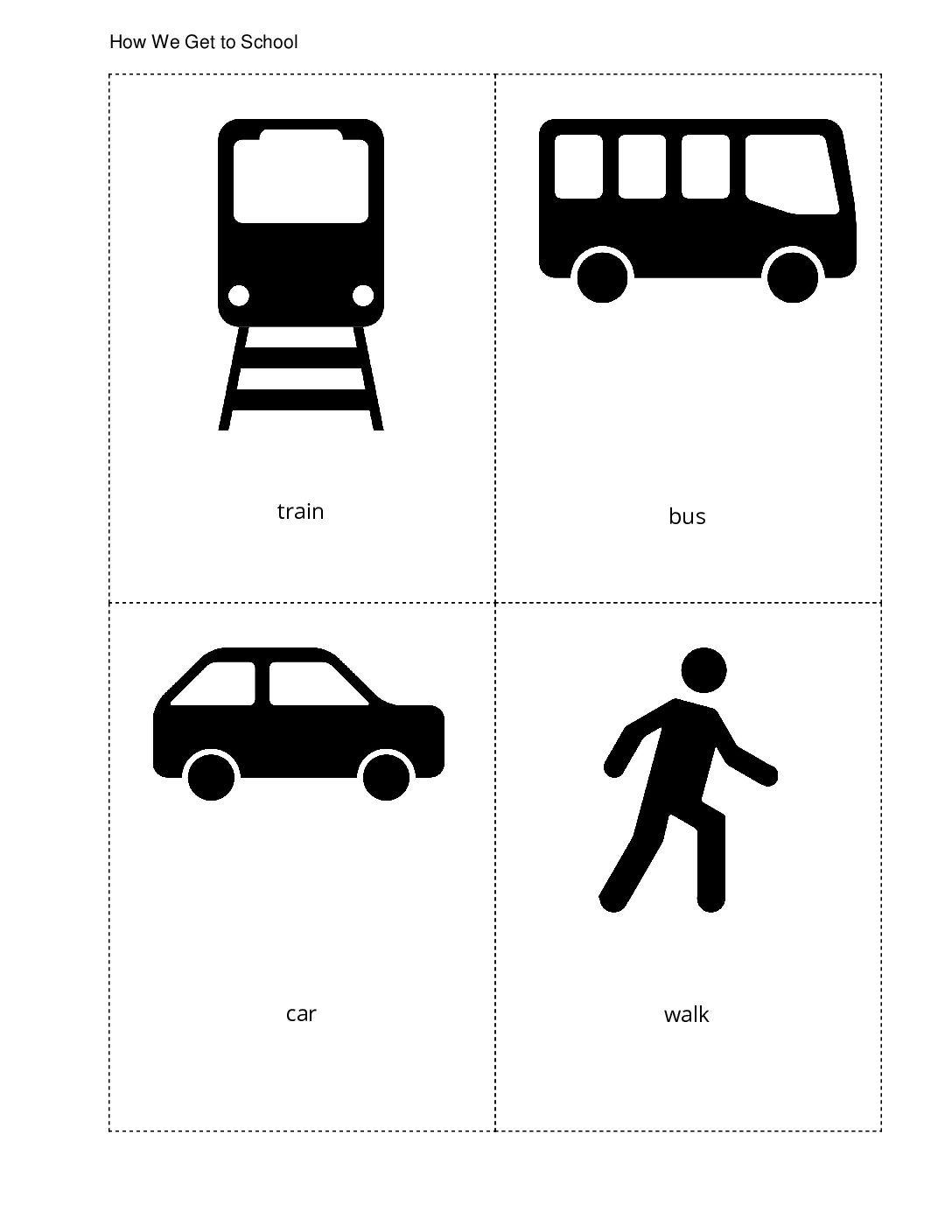Grade2.1.B7.1 How Do We Get To School How We Get To School