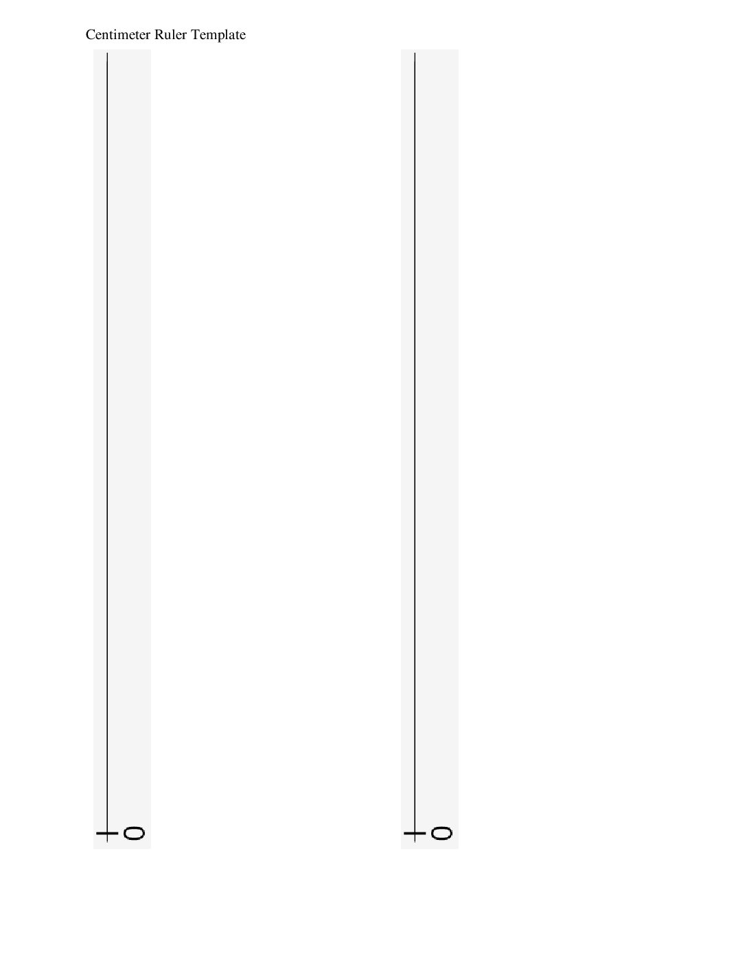 Grade2.3.A3.1 Create A Ruler Centimeter Ruler Template