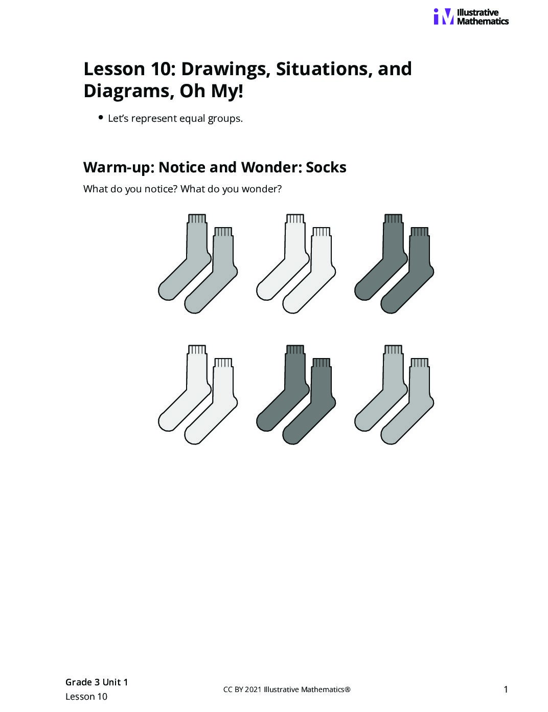 Grade3 1 10 Lesson Student Task Statements