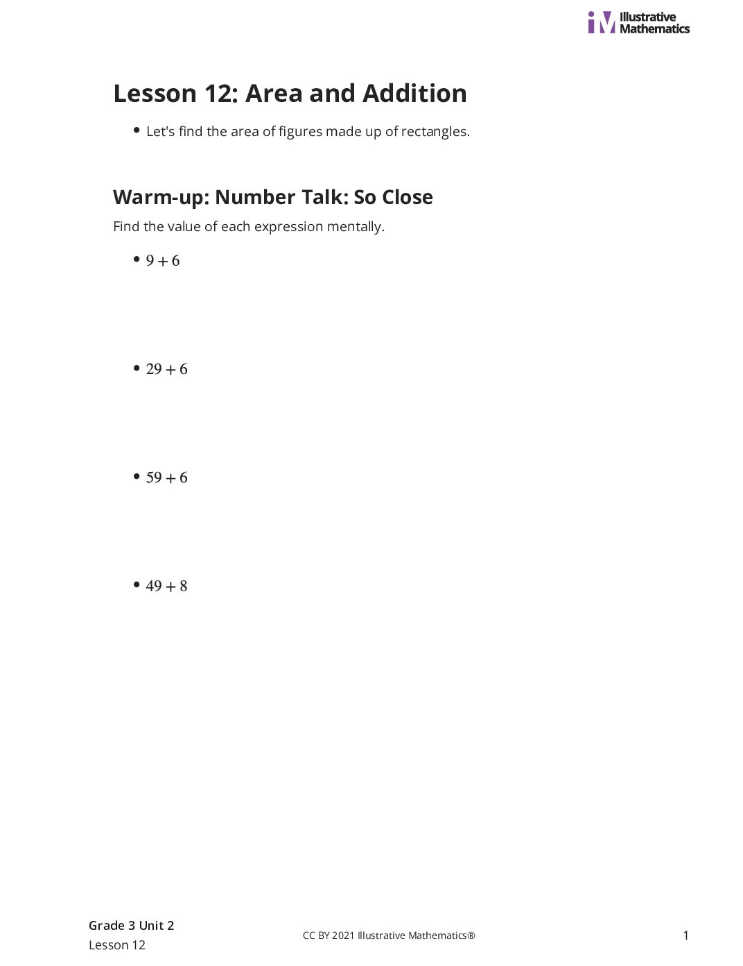 Grade3 2 12 Lesson Student Task Statements