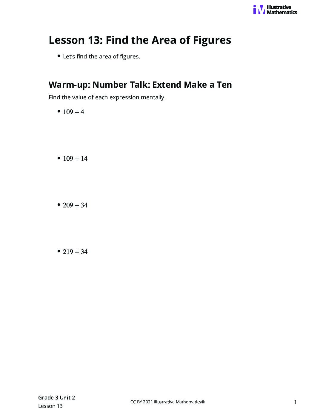 Grade3 2 13 Lesson Student Task Statements