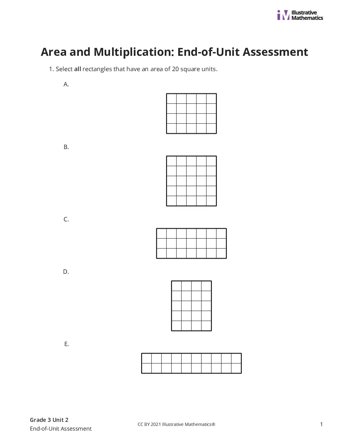 Grade3 2 End Of Unit Assessment Assessment