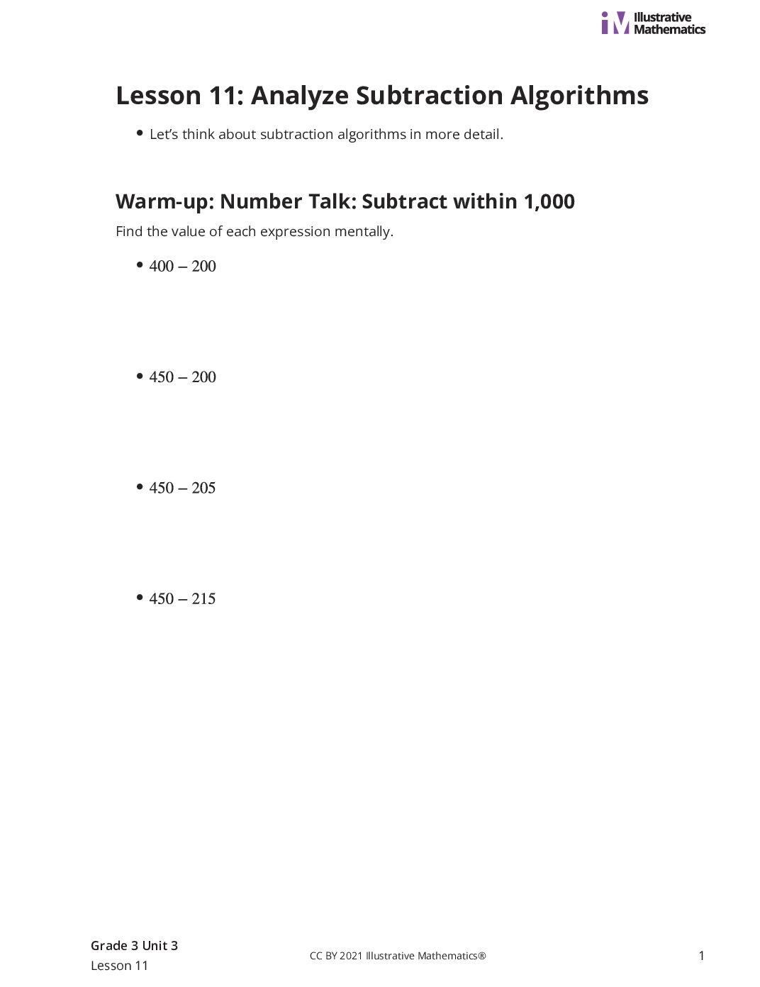 Grade3 3 11 Lesson Student Task Statements