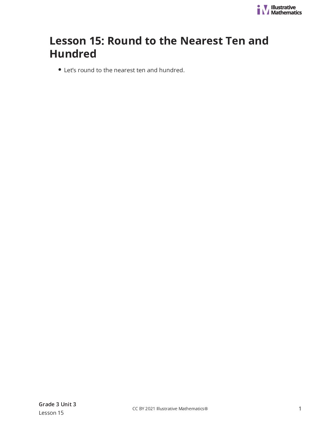 Grade3 3 15 Lesson Student Task Statements