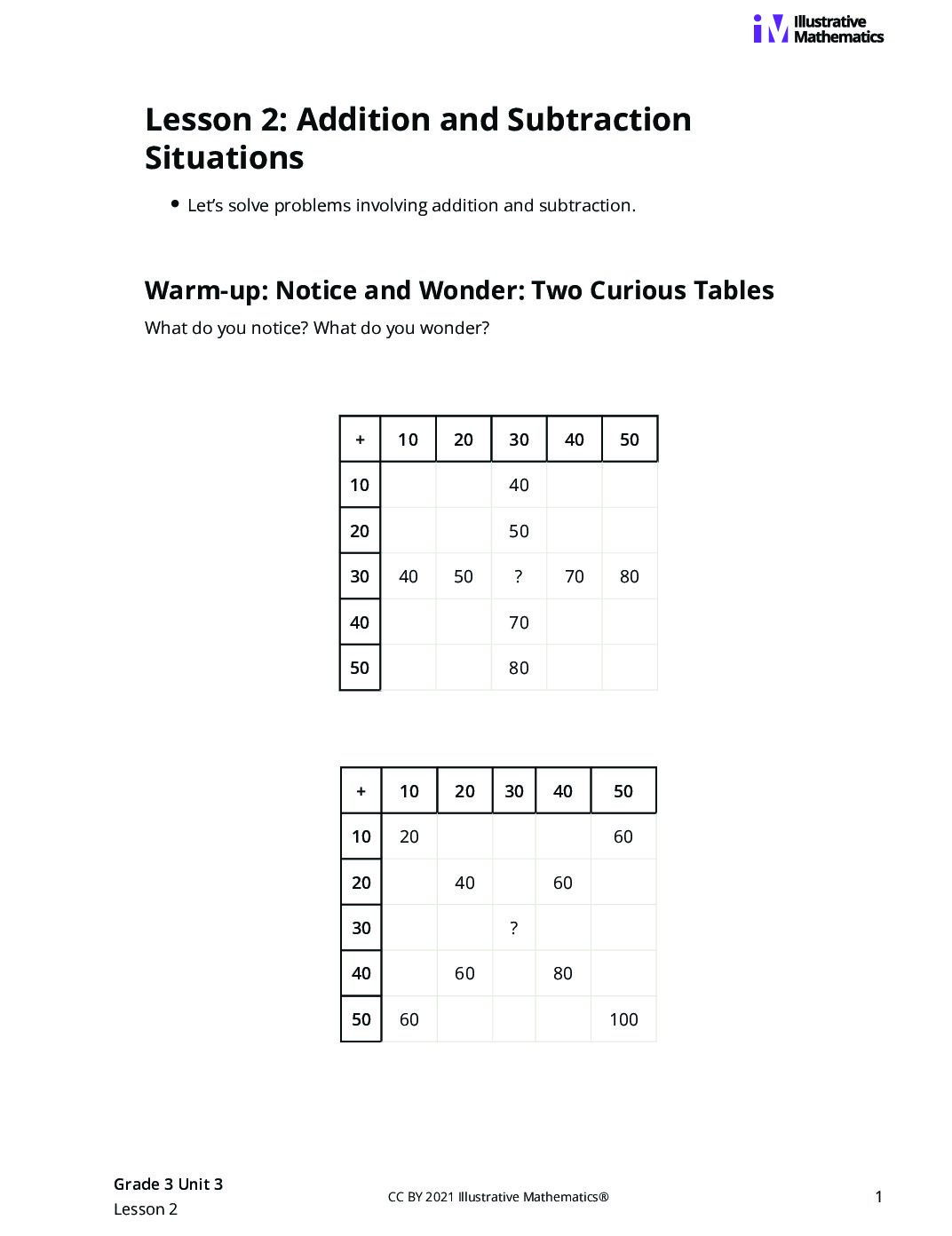 Grade3 3 2 Lesson Student Task Statements