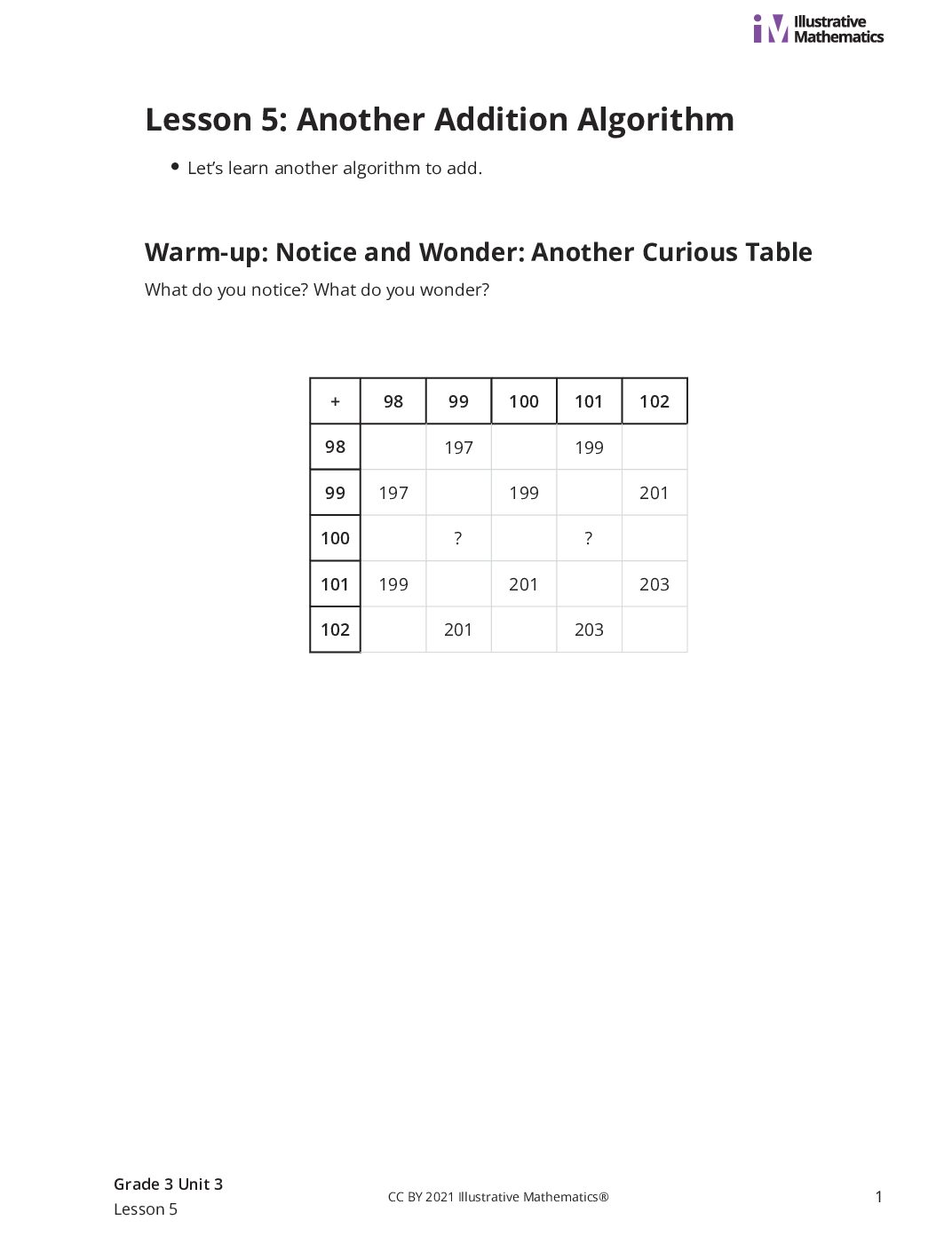 Grade3 3 5 Lesson Student Task Statements