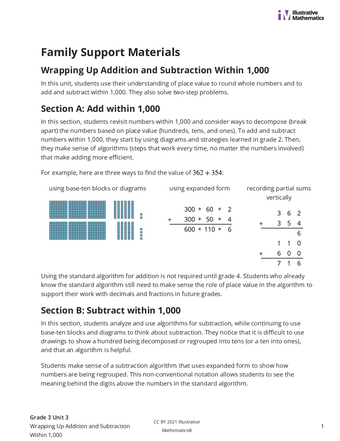 Grade3 3 Unit Family Support Materials