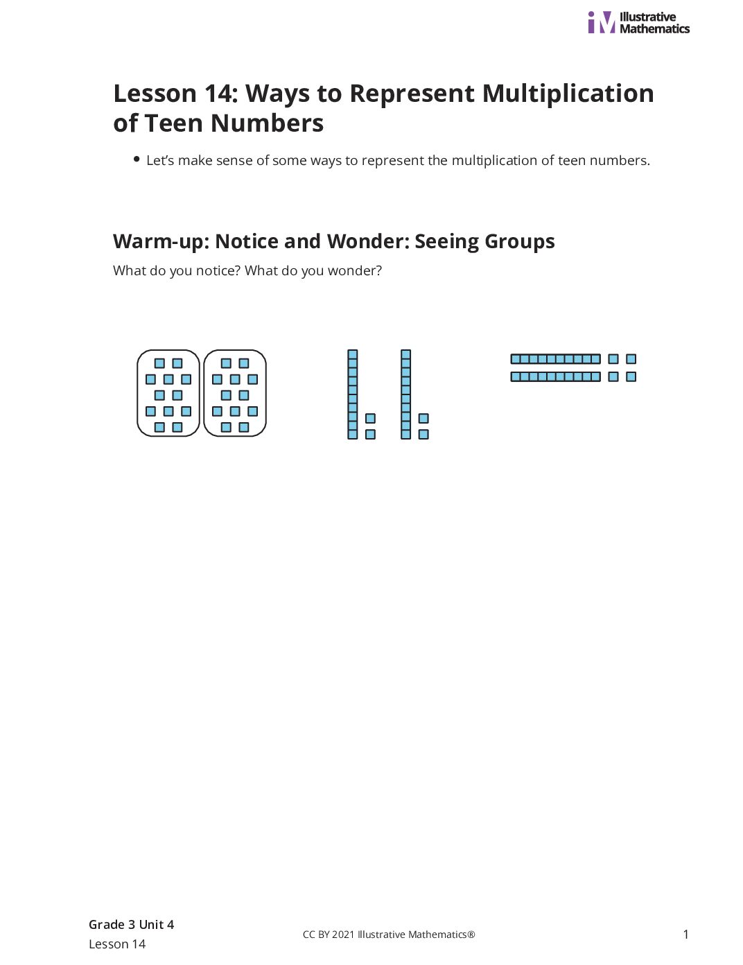 Grade3 4 14 Lesson Student Task Statements
