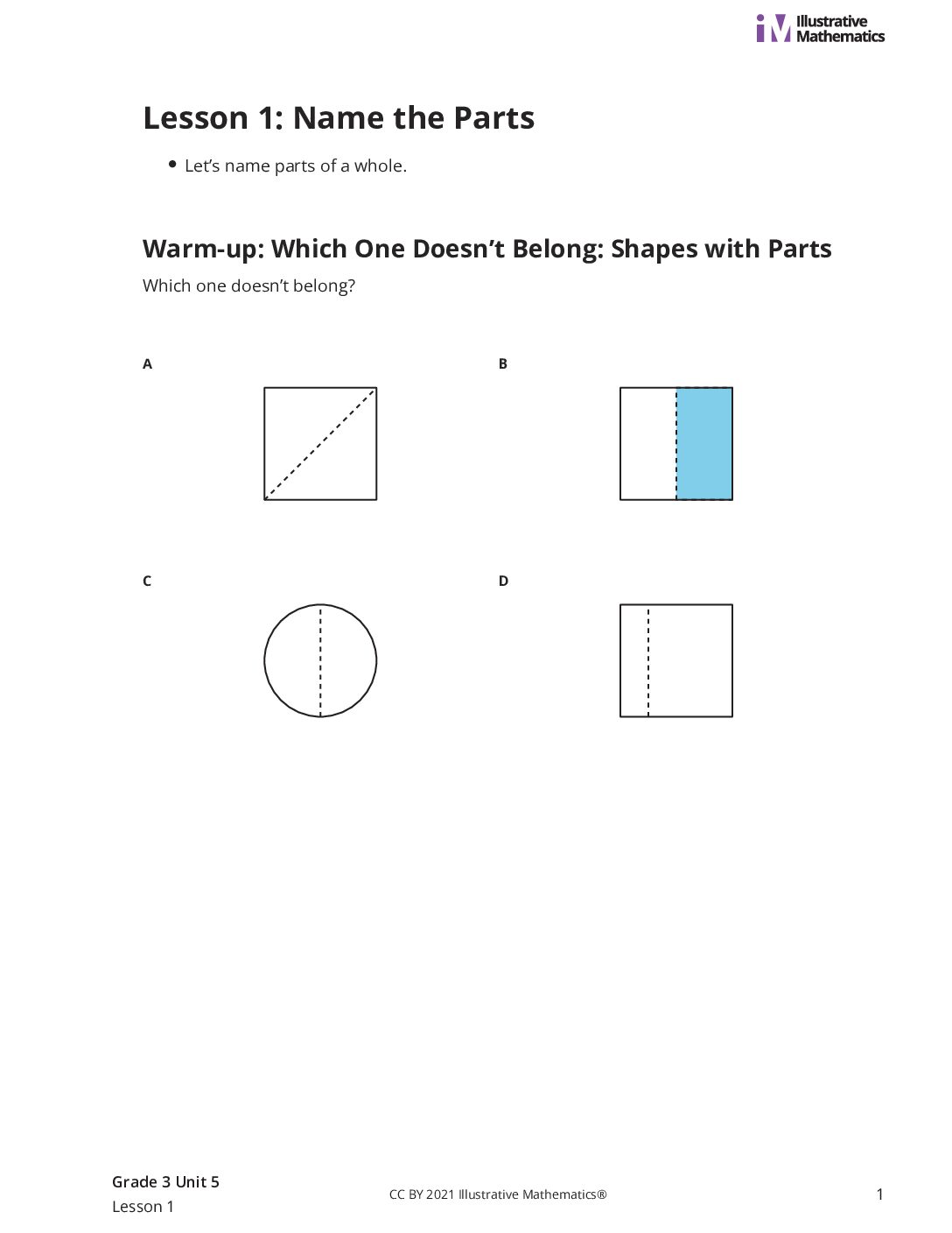 Grade3 5 1 Lesson Student Task Statements