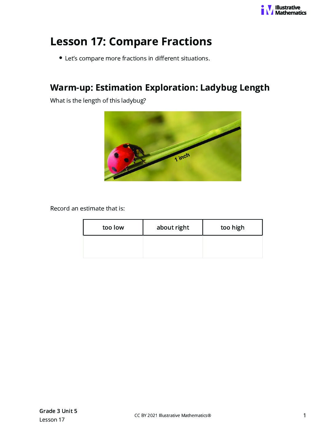Grade3 5 17 Lesson Student Task Statements