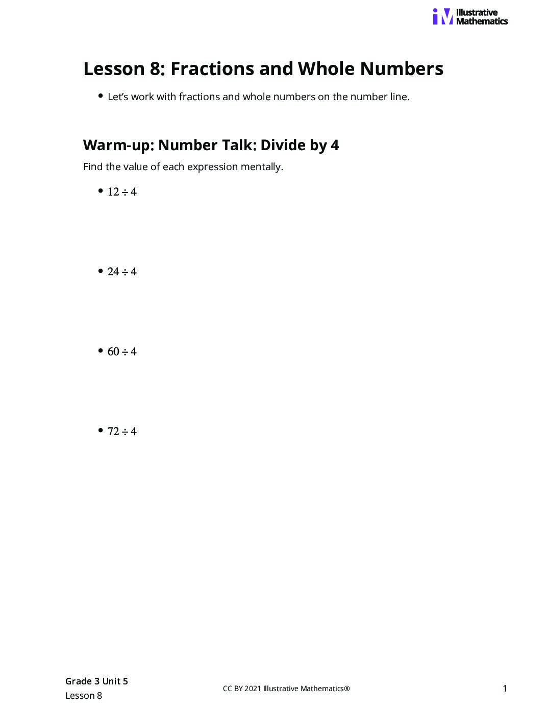 Grade3 5 8 Lesson Student Task Statements