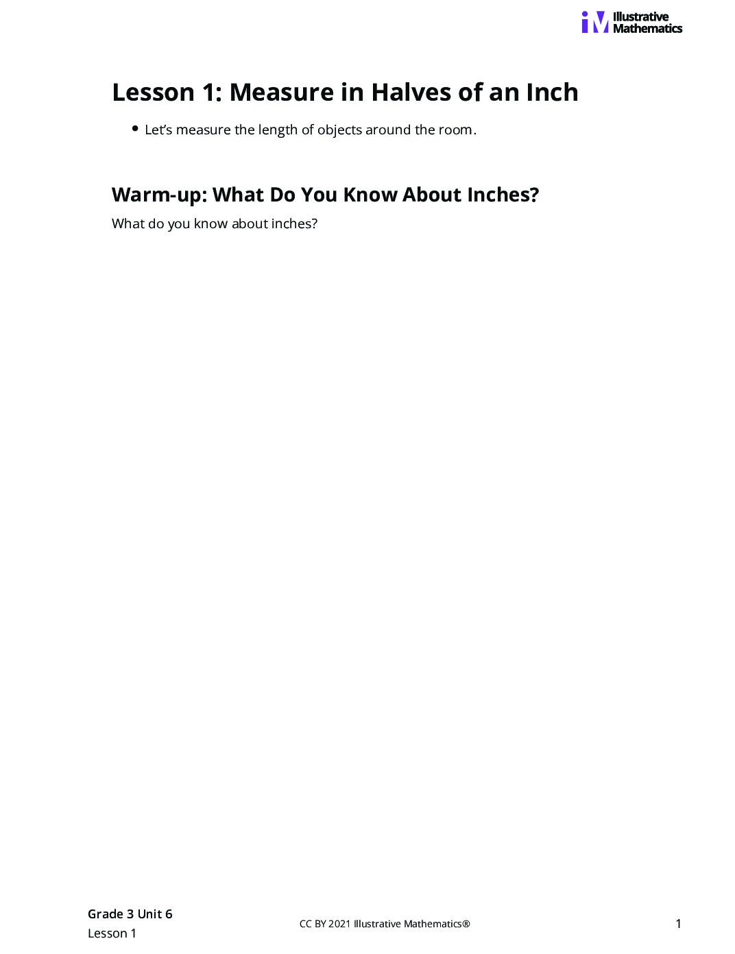 Grade3 6 1 Lesson Student Task Statements