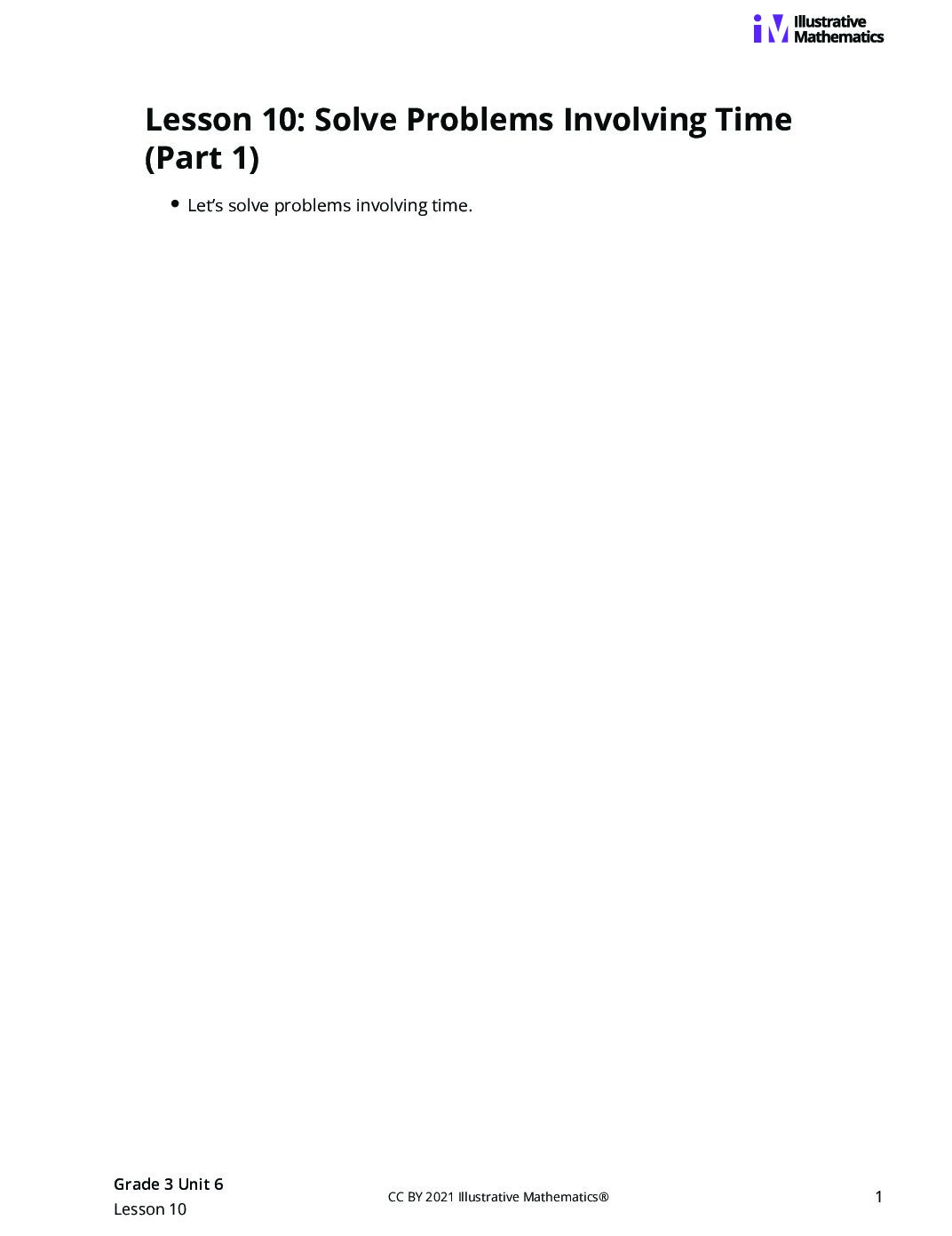 Grade3 6 10 Lesson Student Task Statements