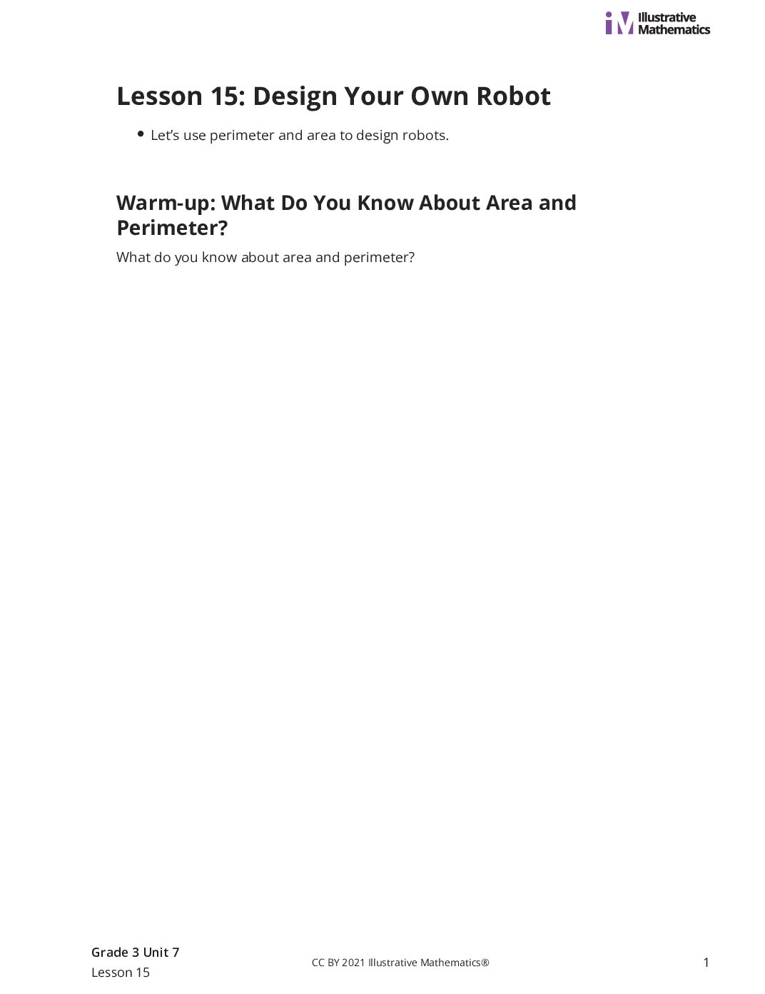 Grade3 7 15 Lesson Student Task Statements