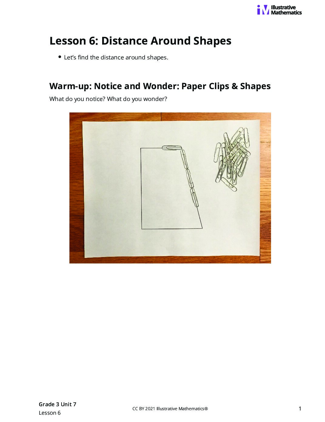 Grade3 7 6 Lesson Student Task Statements