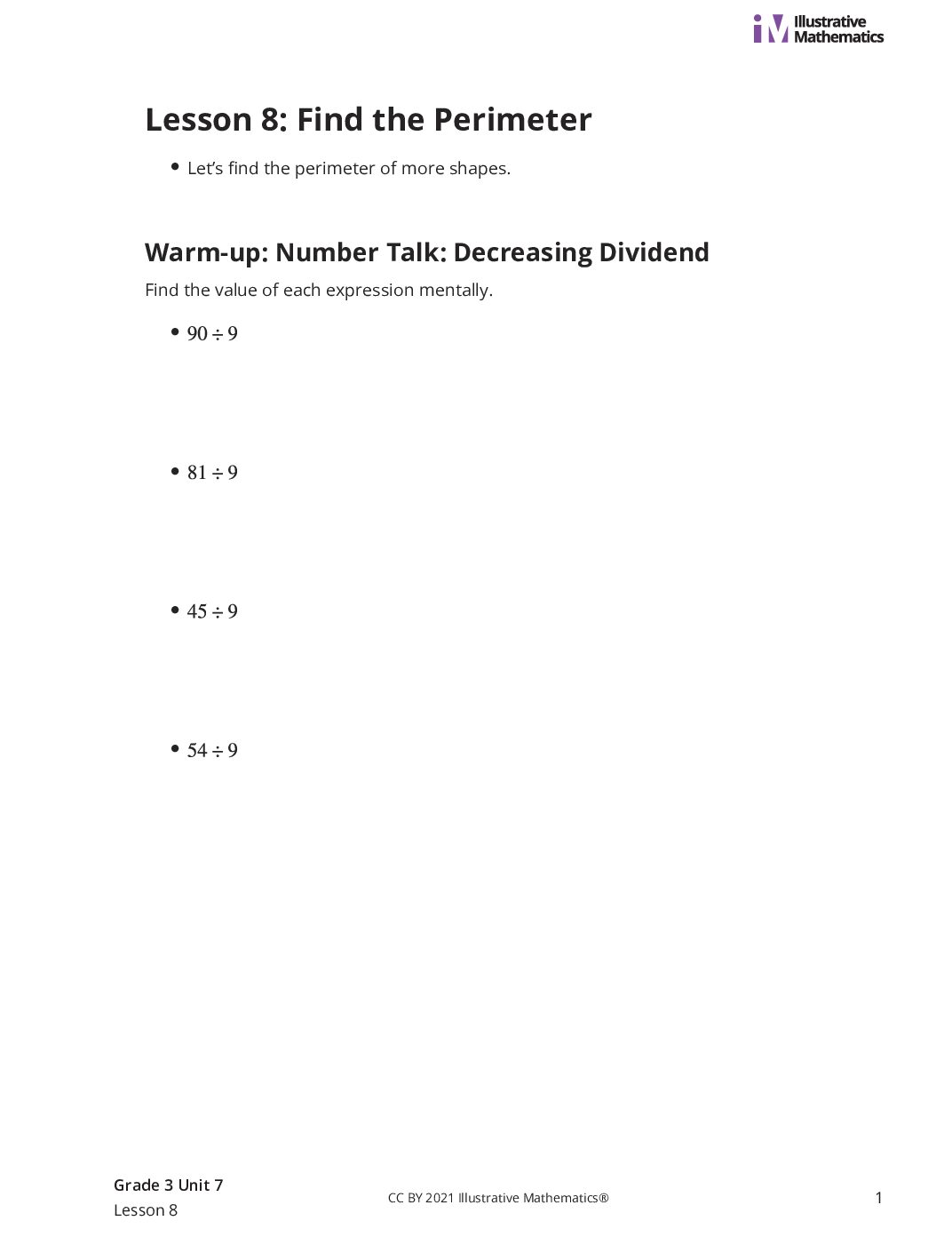 Grade3 7 8 Lesson Student Task Statements