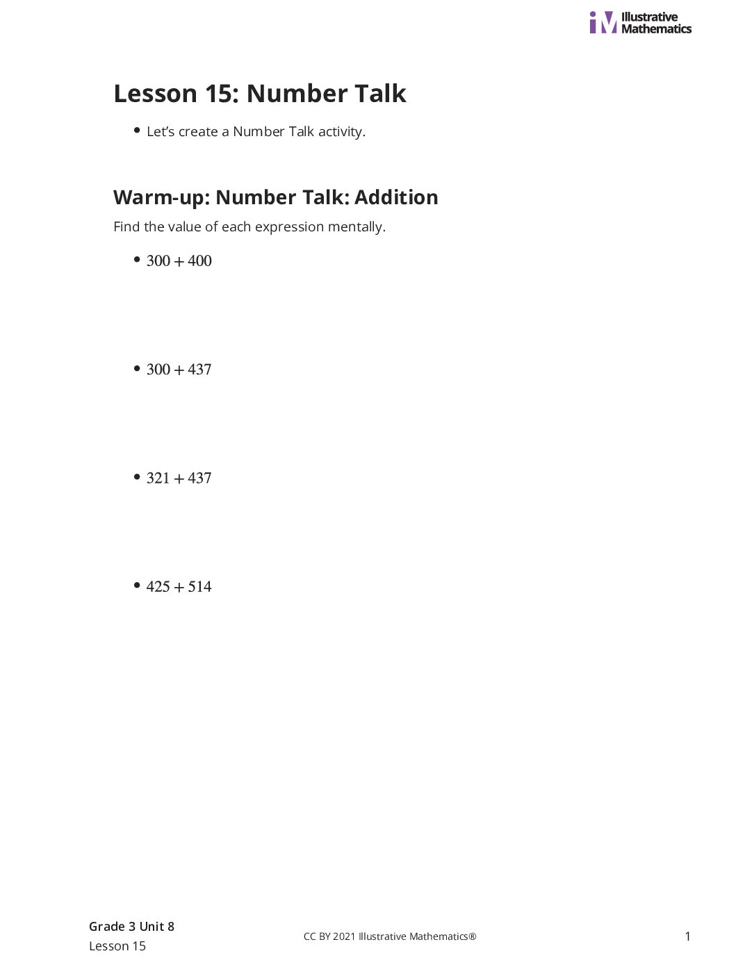 Grade3 8 15 Lesson Student Task Statements