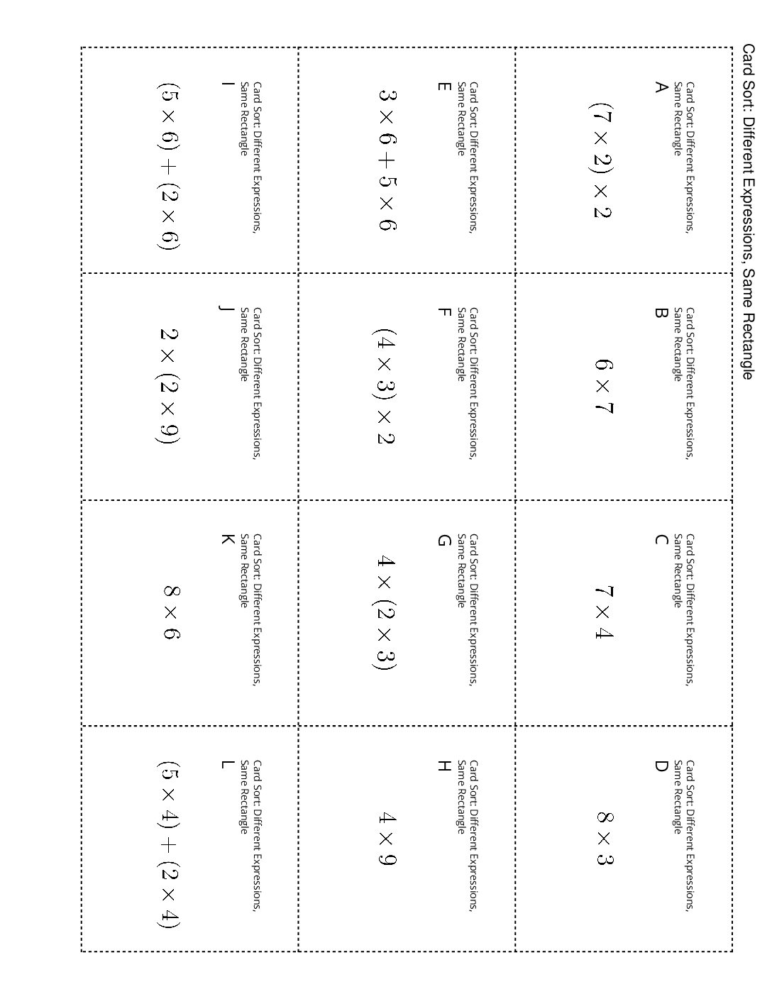Grade3.4.B11.2-Card-Sort-Different-Expressions-Same-Rectangle-Card-Sort-Different-Expressions-Same-Rectangle