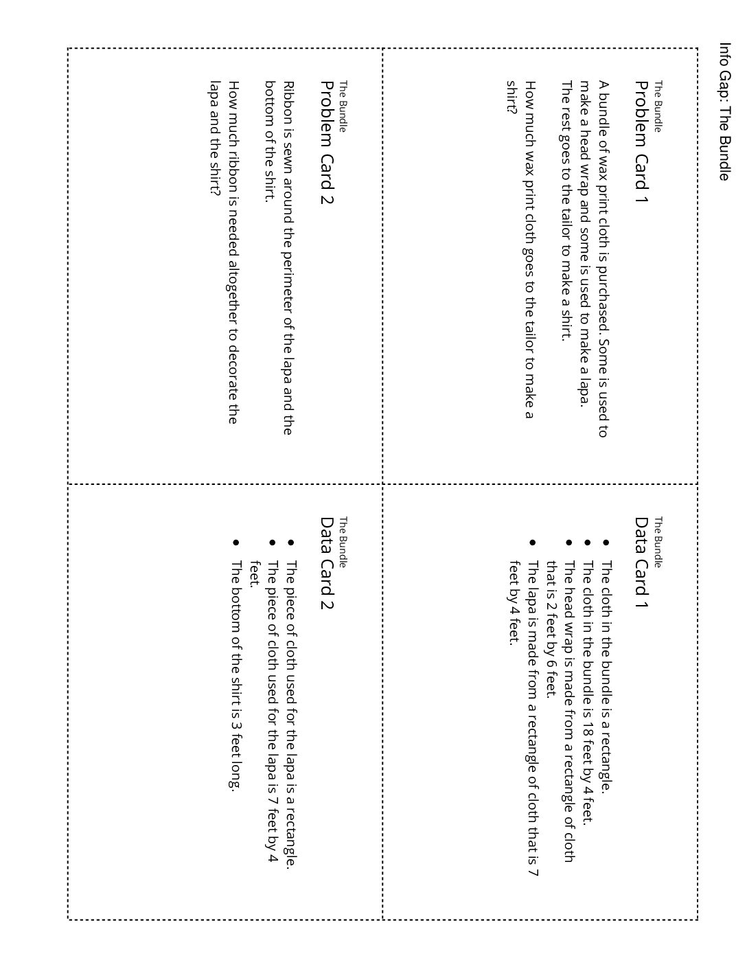 Grade3.7.D14.2 İnfo Gap The Bundle İnfo Gap The Bundle