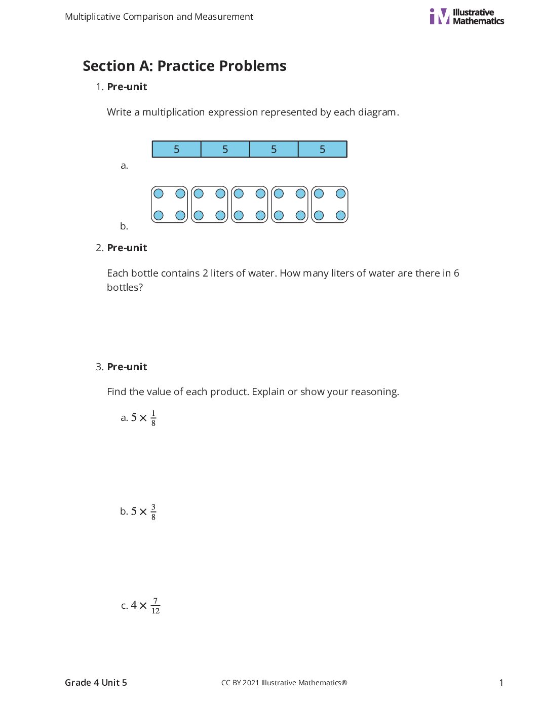 Grade4 5 A Multiplicative Comparison Curated Practice Problem Set