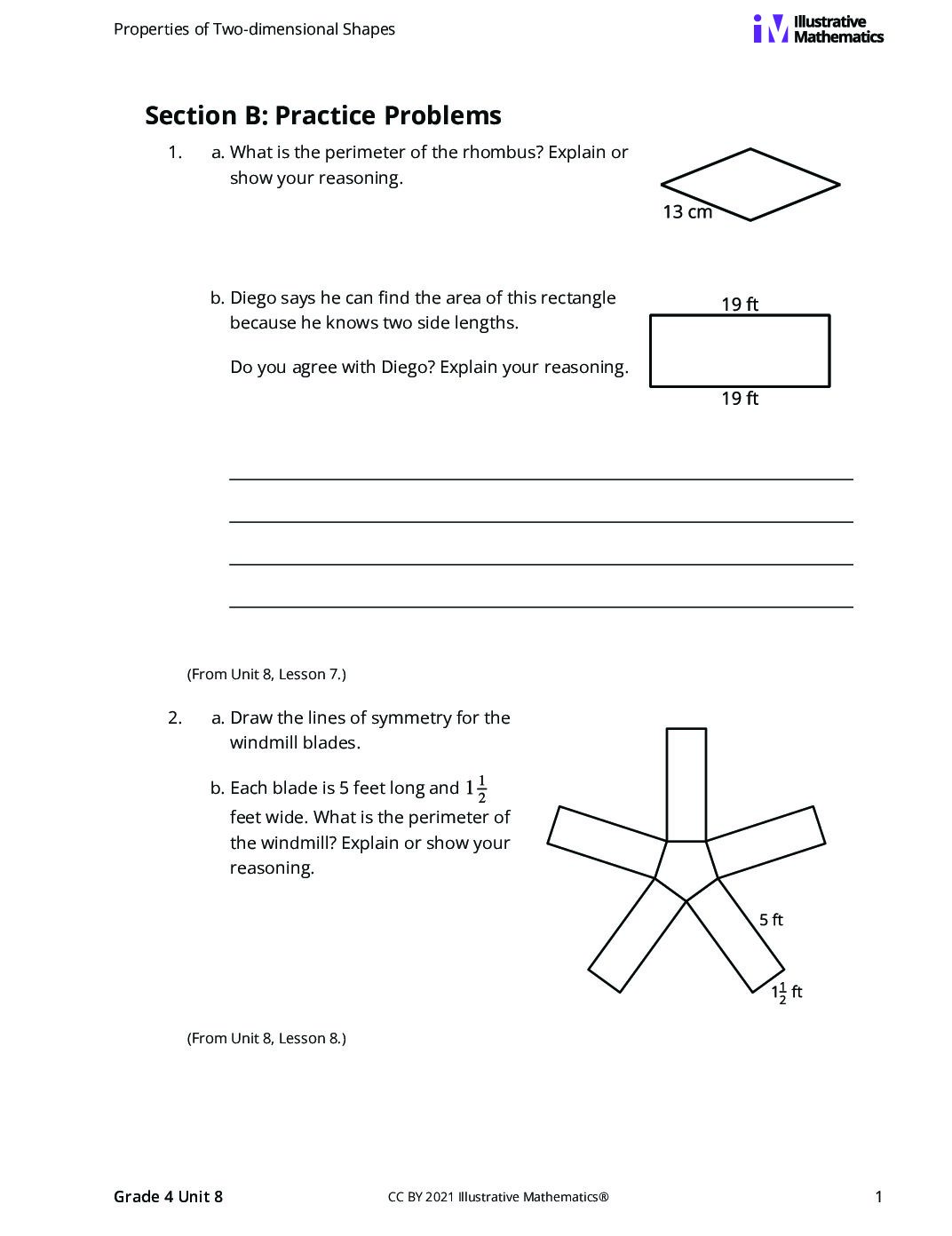 Grade4 8 B Reason About Attributes To Solve Problems Curated Practice Problem Set