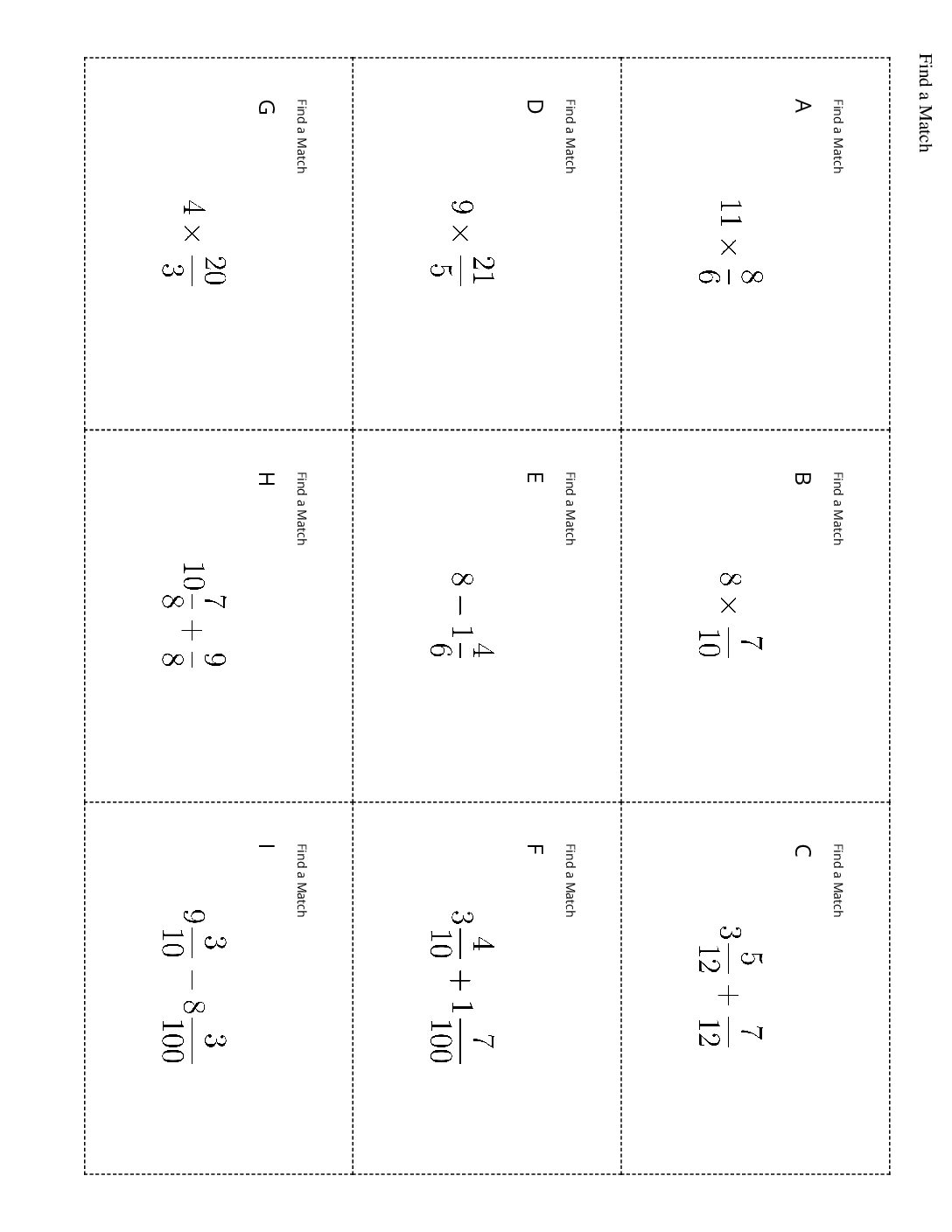 Grade4.3.C19.3 Find A Match Find A Match