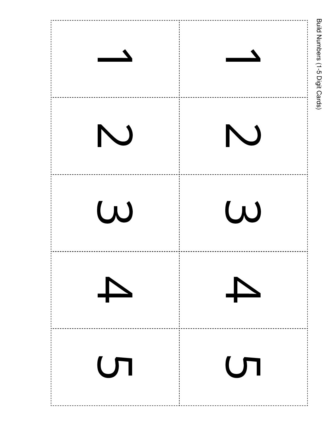 Grade4.4.B6.1 Build Numbers Build Numbers 1 5 Digit Cards