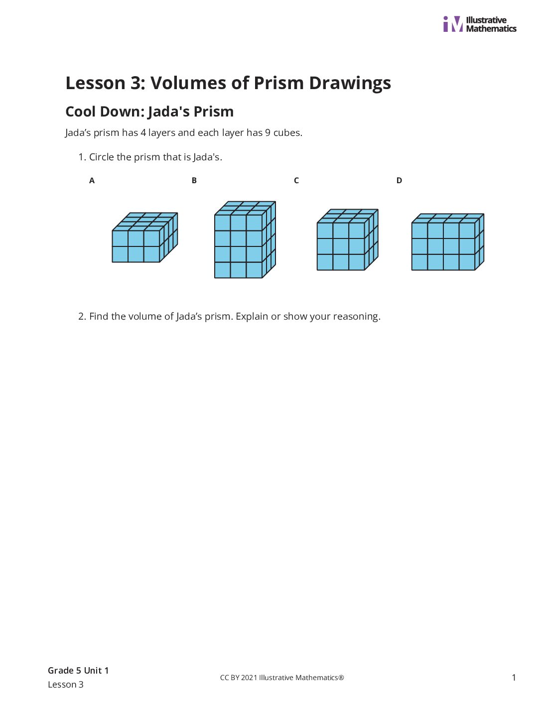 Grade5 1 3 Cooldown Cool Down