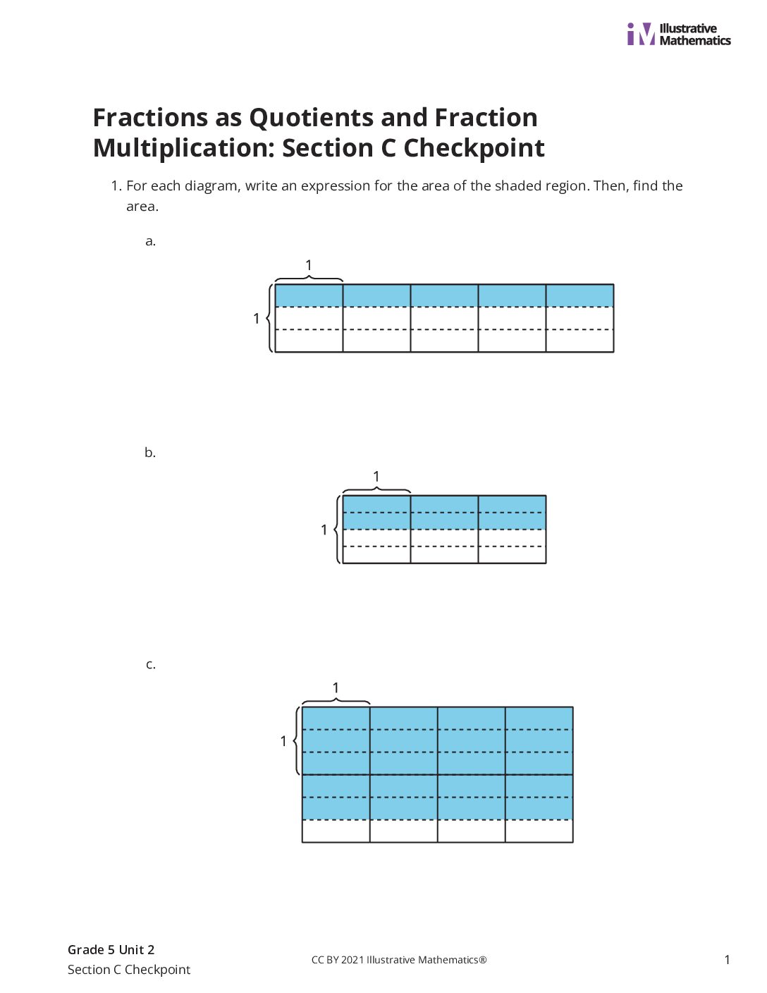 Grade5 2 Section C Checkpoint Assessment
