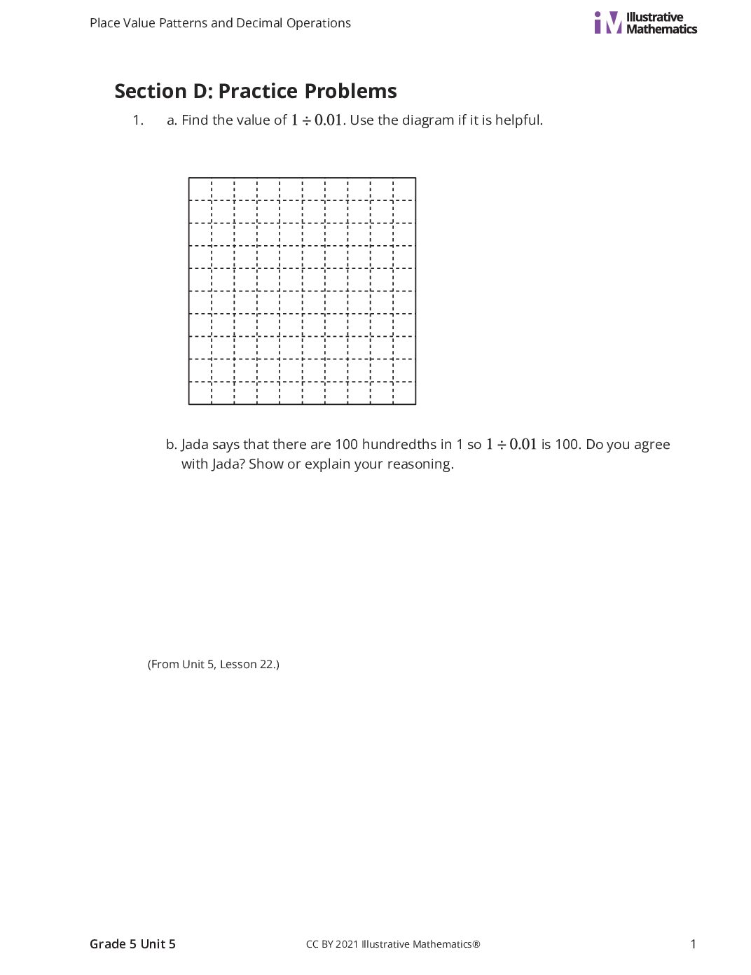 Grade5 5 D Divide Decimals Curated Practice Problem Set