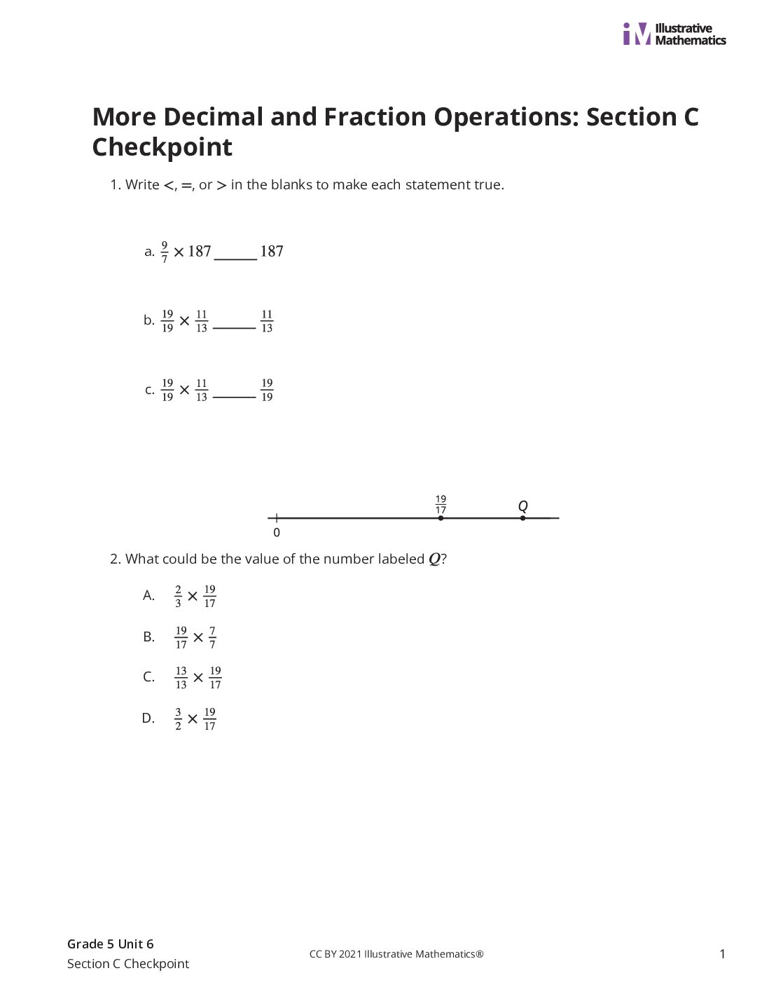 Grade5 6 Section C Checkpoint Assessment
