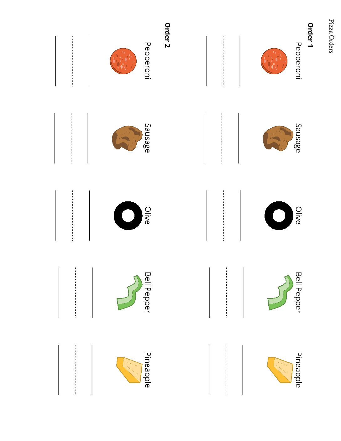 Kindergarten.2.D22.2 More Pizza Orders Pizza Orders
