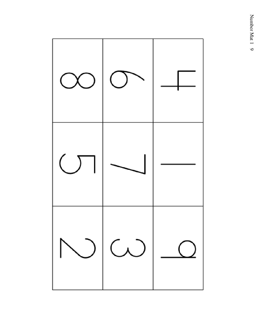 Kindergarten.5.C13.1 İntroduce Math Fingers Make 10 Number Mat 1 9