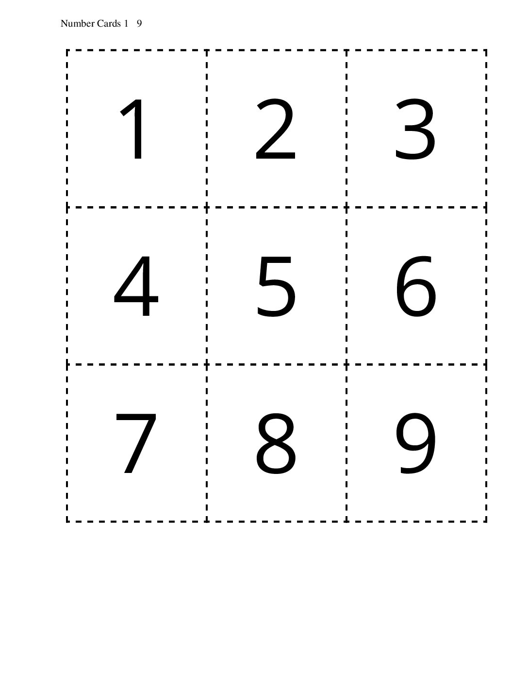 Kindergarten.6.B7.2 Add More Counters Number Cards 1 9