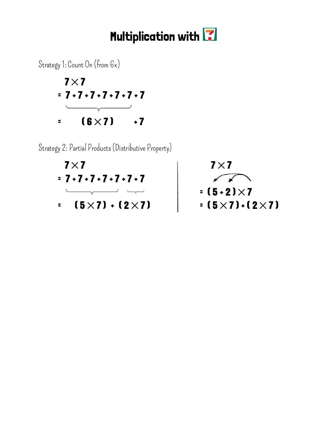 Multiplication With 07