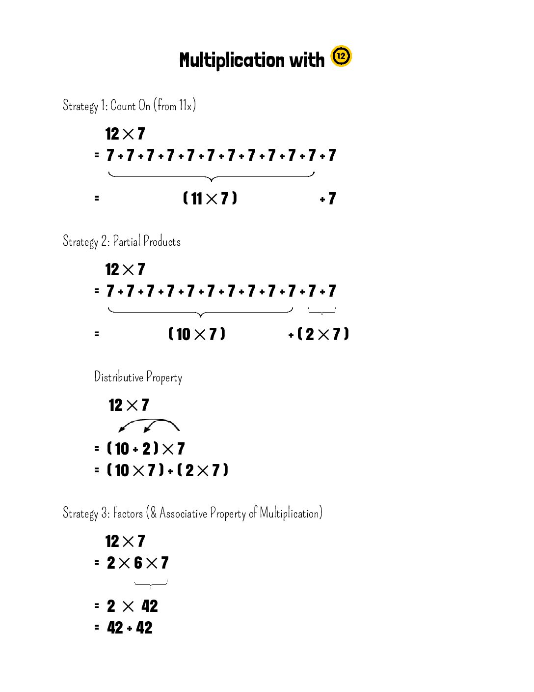 Multiplication With 12