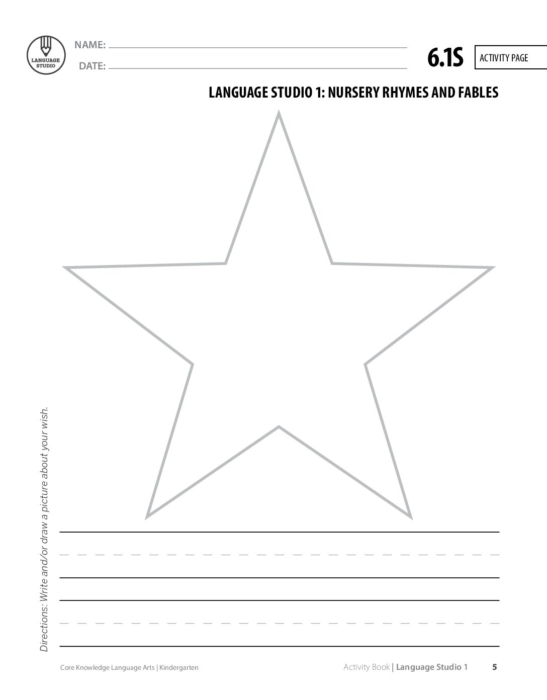 Activity Page 6 1S Your Wish