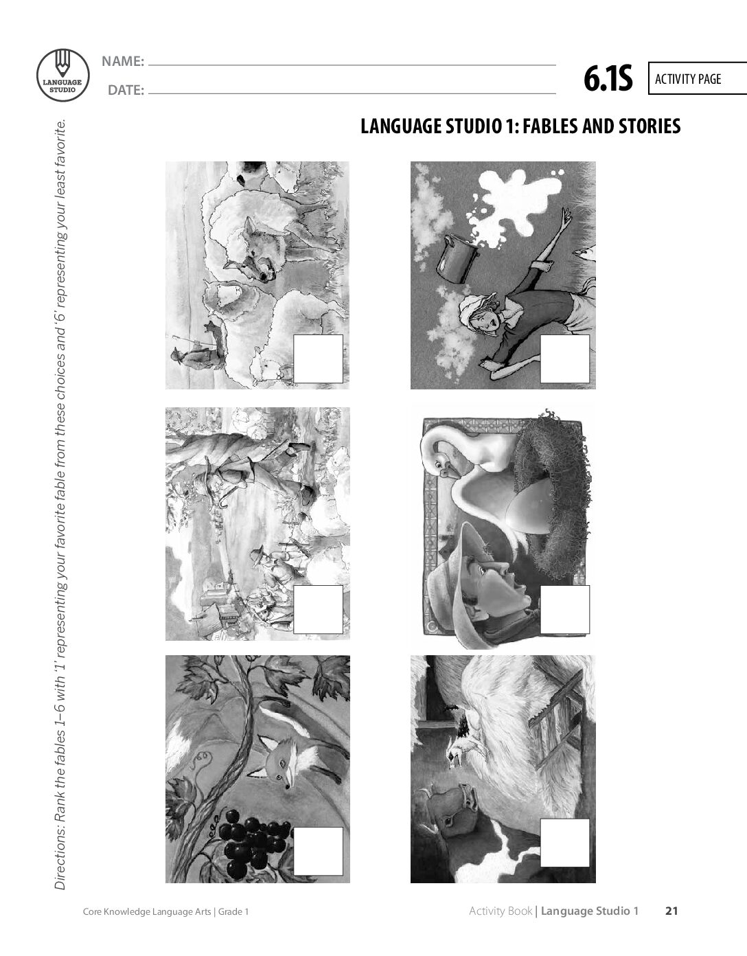 Activity Page 6 1S