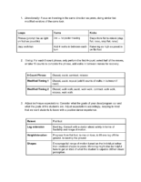 Adapted Dance Recommendations