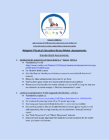 Adapted Pe Assessment List