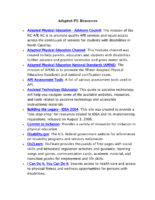 Adapted Pe Resources