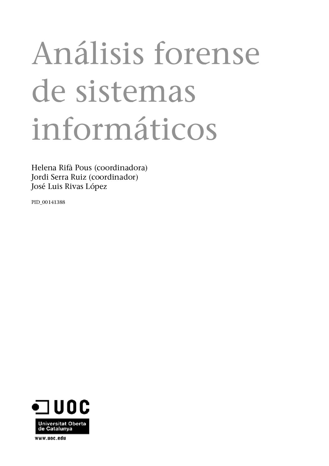 Anal Isis Fore Nse De- Sist Ema S İ Fo Rmat Ico S-Informatica Forense