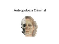 Antropologia Criminal-Antropologia Forense