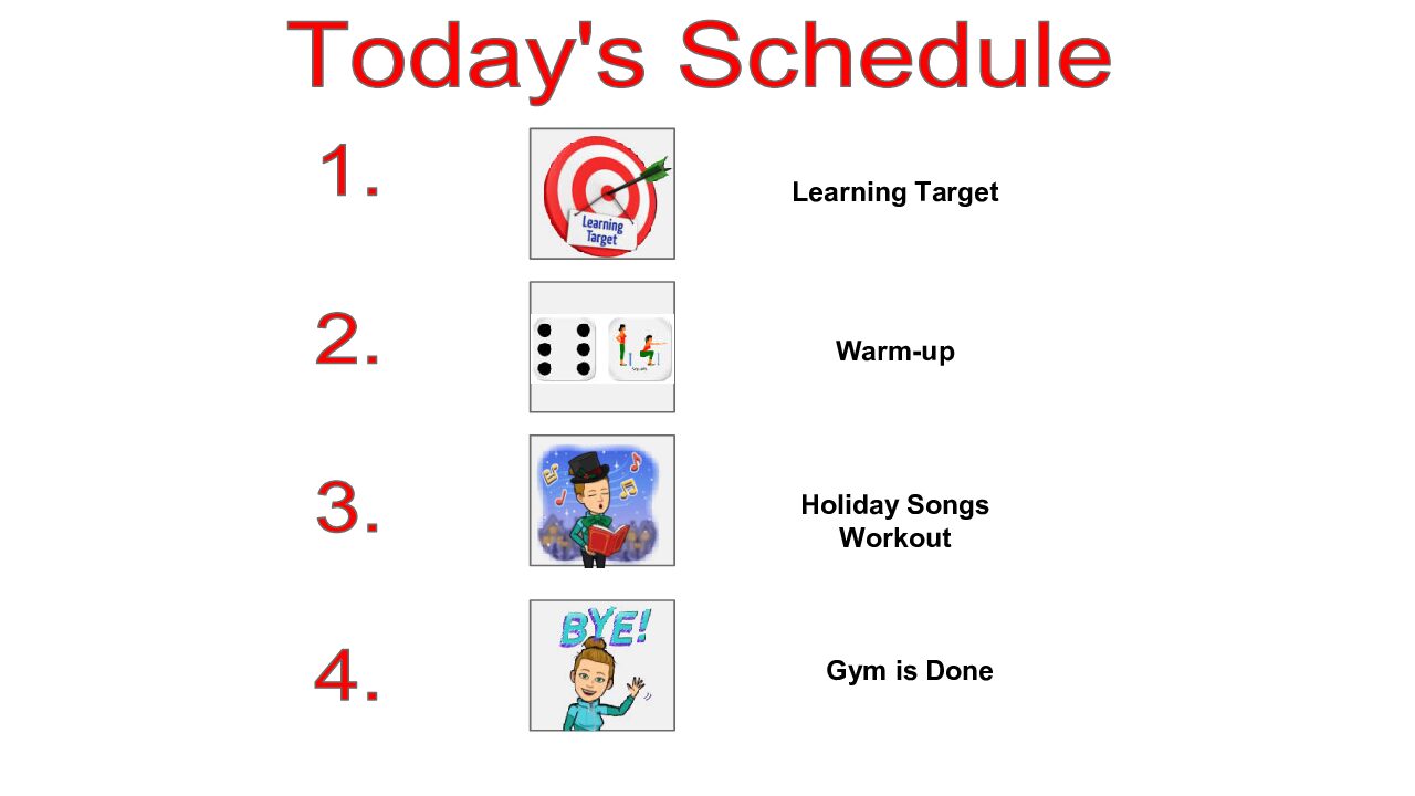 As Holiday Songs Workout