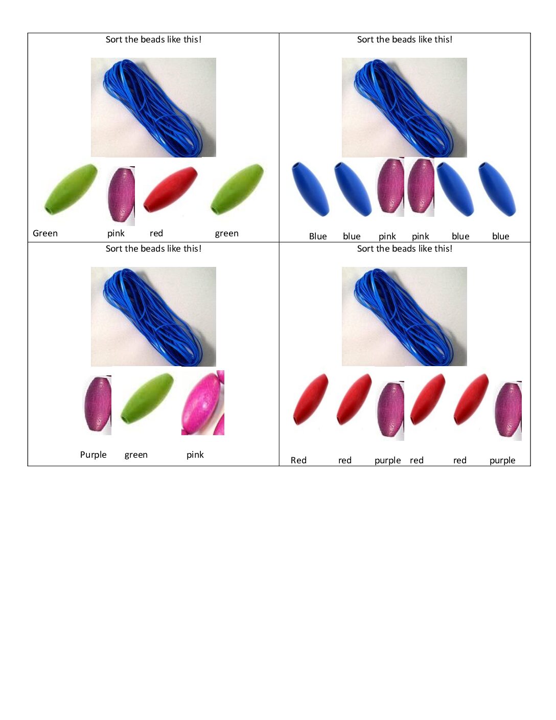Bead Sorts