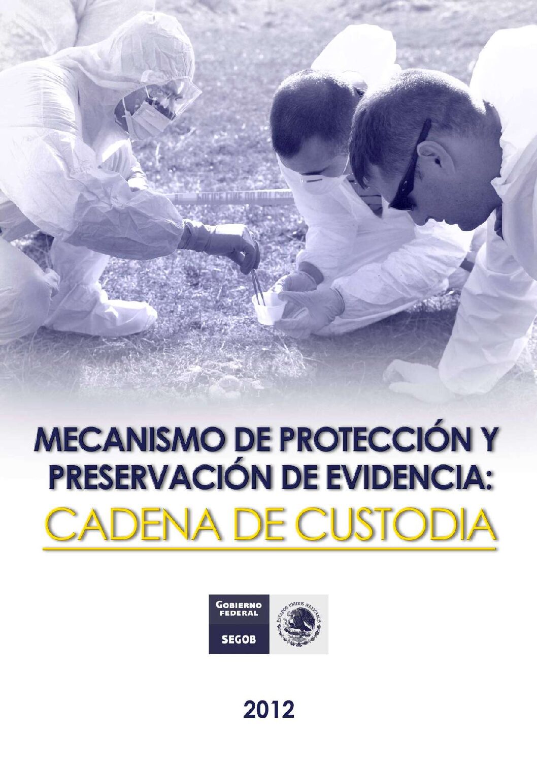 Cadena De Custodıa-Mecanısmo De ProteccıóN Y PreservacıóN De Evıdencıa -Escena Del Crimen
